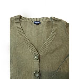Knit Button-Up Cardigan
